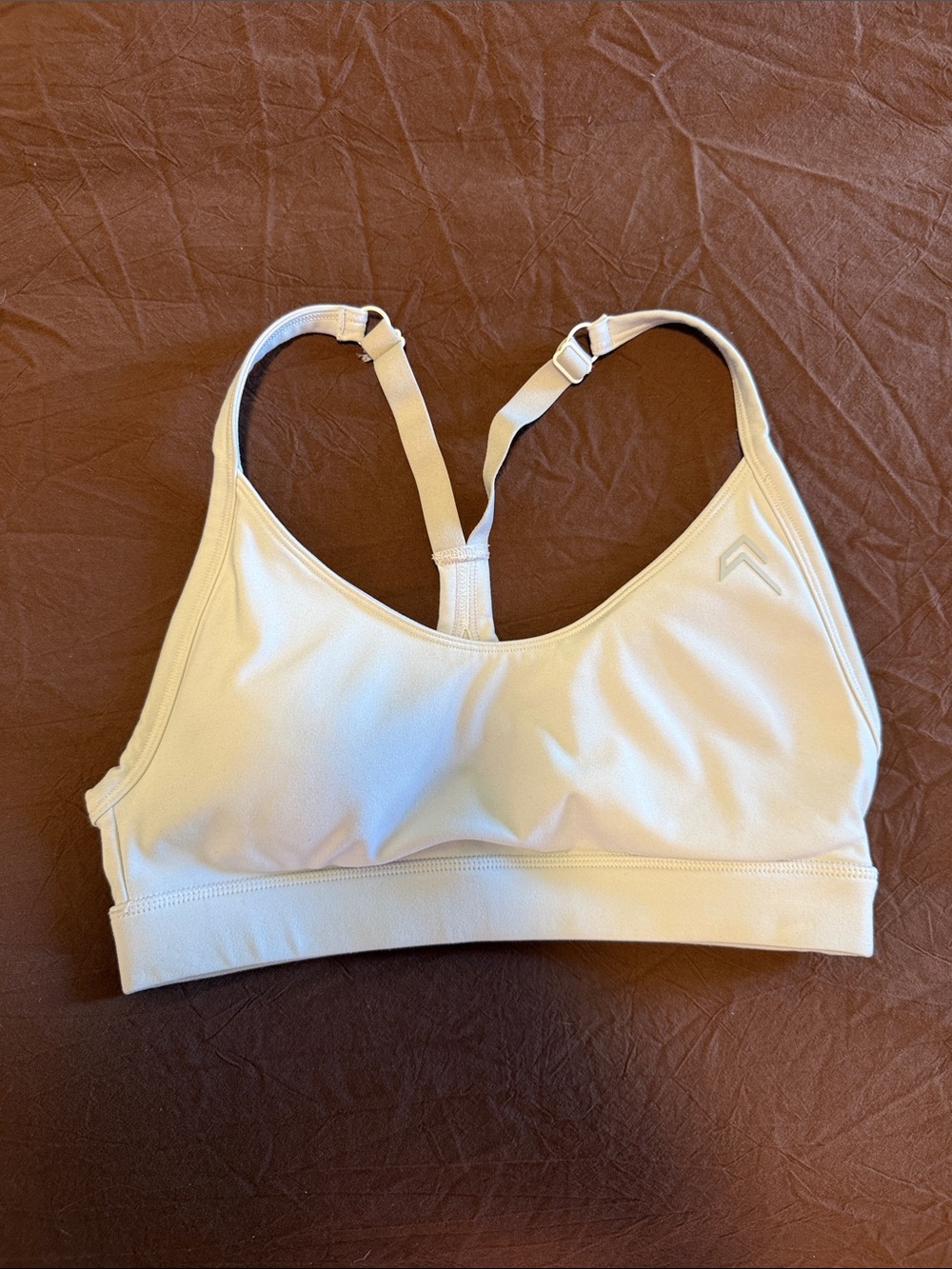 Oner Active Light Cream Racerback Sports Bra